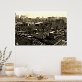 Poster Chine Ancienne ville de Canton (Cuisine)