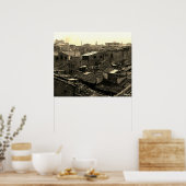 Poster Chine Ancienne ville de Canton (Cuisine)