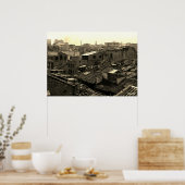 Poster Chine Ancienne ville de Canton (Cuisine)