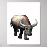 Chine Colossal de Buffalo d'eau Giclée jGibney