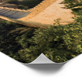 Poster Chine, Comté de Huairou, Coucher de soleil sur (Coin)