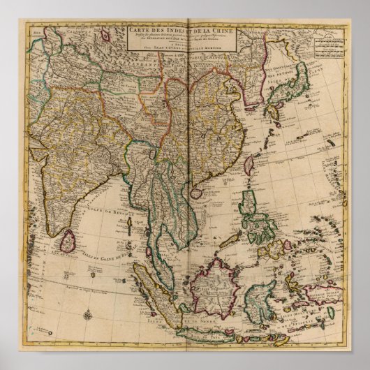 Poster Chine et Inde (Devant)