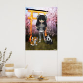 Poster Chine Girl belle Orient Print (Cuisine)