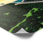 Poster Chine Grande Muraille de Chine (Coin)