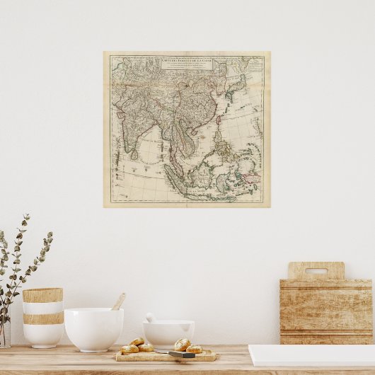 Poster Chine, Inde, Asie (Cuisine)