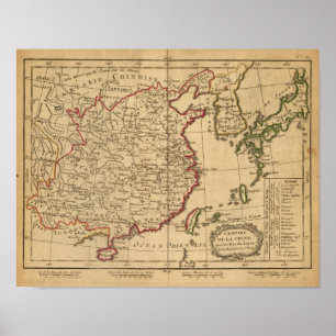 Poster Chine, Japon