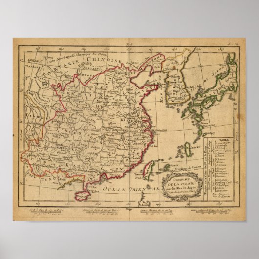 Poster Chine, Japon (Devant)