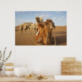 Poster Chine, Mongolie intérieure, désert de Badain Jaran (Cuisine)