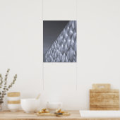 Poster Chine, Pékin. Centre National Aquatique (Cuisine)