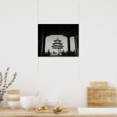 Poster Chine, Pékin, district de Chongwen. Temple de 2 (Cuisine)