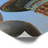 Poster Chine, Pékin, Temple du Ciel, Urne chinoise dans (Coin)