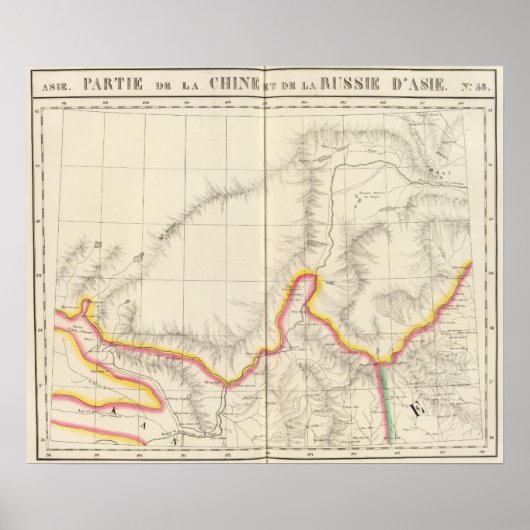 Poster Chine, Russie, Asie 58 (Devant)