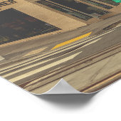 Poster Chine Ville à l'architecture traditionnelle (Coin)