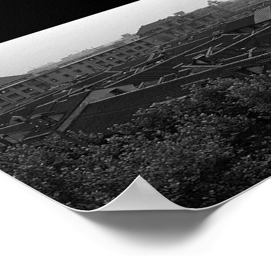 Poster Chine vintage Shanghai (Coin)