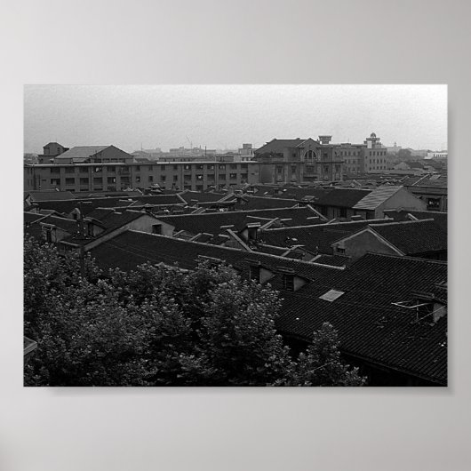 Poster Chine vintage Shanghai (Devant)