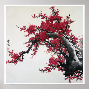 Poster Chinese Cherry Blossom