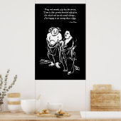 Poster Chinese dichters (Keuken)