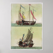 Poster Chinese Junk, illustration (Devant)
