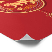 Poster Chinese new year 2022 year of the tiger. (Coin)