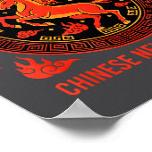 Poster Chinese New Year 2026 Year Of The Fire Horse  (Coin)