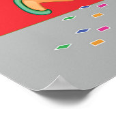 Poster Chinese New Year Kids Lion Dance and Lantern (Coin)