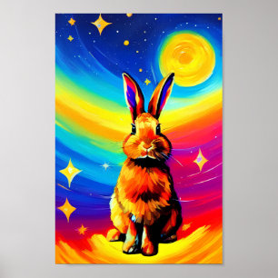 Poster Chinese New Year of The Rabbit, 2023 Rabbit Art