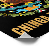 Poster Chinga La Migra Chinga Tu droit de l'immigrant mex (Coin)