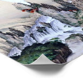 Poster Chinois ancien vintage (Coin)