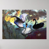 Poster Chinois Aquarelle Style Swanter (Devant)