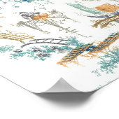 Poster chinois Arabesque (Coin)