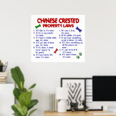 POSTER CHINOIS CRÉÉ PL2 (Bureau à domicile)