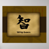 Poster chinois de la sagesse (Devant)