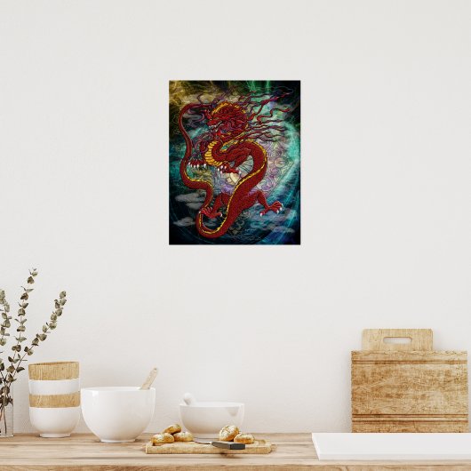 poster chinois Dragon (Cuisine)