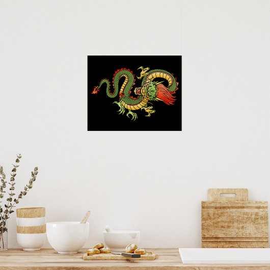 Poster chinois Dragon 09 (Cuisine)