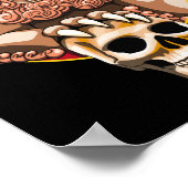 Poster Chinois Lion guardian - Foo Dog (Coin)