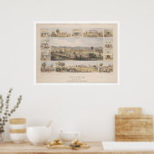 Poster Chinois, Tolumne [sic] Comté (1300) (Cuisine)