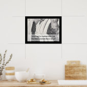 Poster Chinois traditionnel dire douleur (Cuisine)