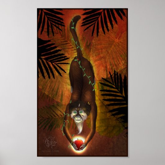 Poster chinois Zodiac Monkey (Devant)