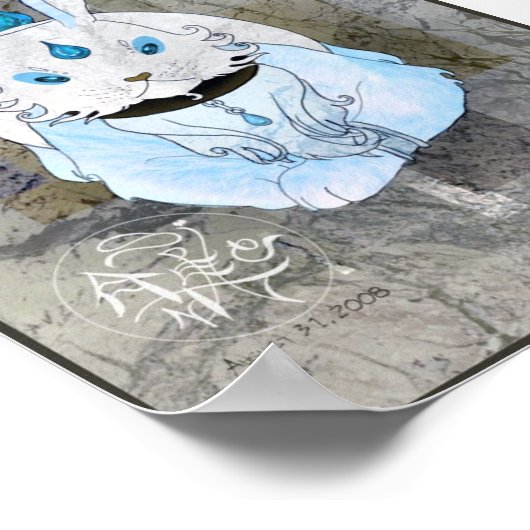 Poster chinois Zodiac Rabbit (Coin)