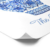 Poster Chinoiserie Aquarelle Ginger Jar (Coin)