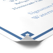 Poster Chinoiserie Chic Juillet 4 Menu du Parti (Coin)