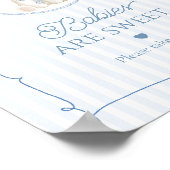 Poster Chinoiserie Vintage Teddy Bear Babies are sweet (Coin)