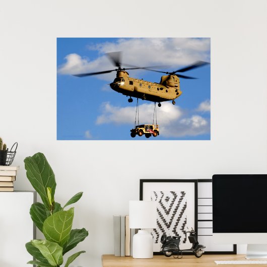 Poster Chinook (Bureau à domicile)