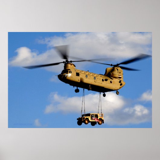 Poster Chinook (Devant)