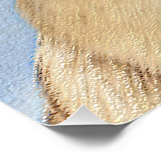 Poster Chinook (Oreilles Laissées) Peinture - Art Chien o (Coin)