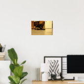 Poster Chiot allemand endormi (Bureau à domicile)