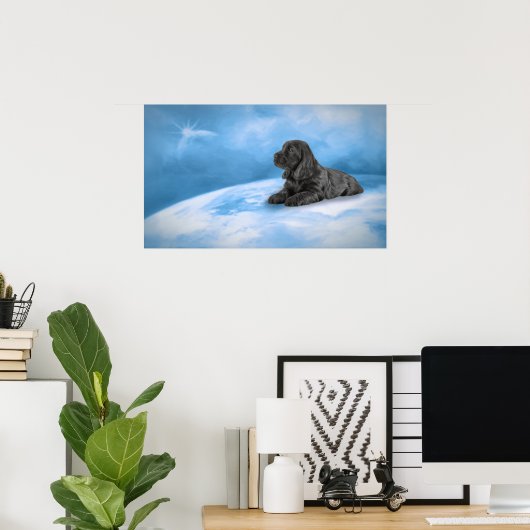 Poster Chiot anglais Cocker Spaniel (Bureau à domicile)