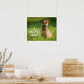 Poster Chiot Dans L'Herbe (Cuisine)