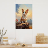 Poster Chiot de Pembroke Welsh Corgi (Cuisine)