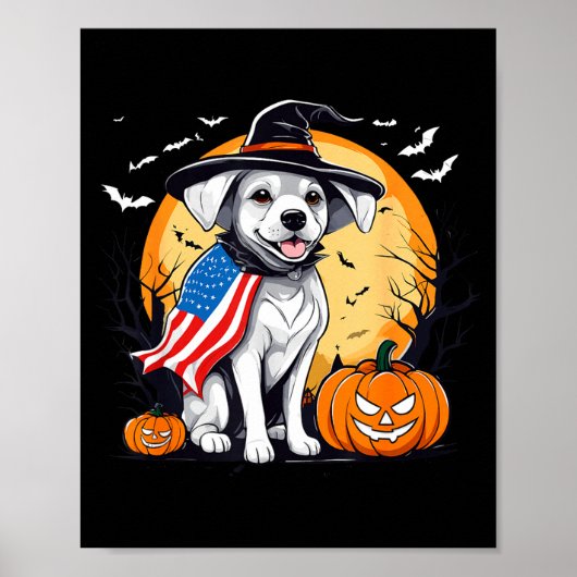 Poster chiot Halloween (Devant)